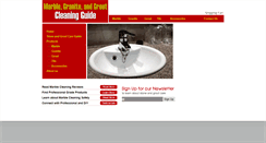 Desktop Screenshot of marble-cleaning.beta.polardesign.com